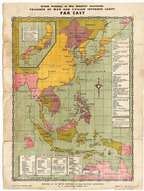 Map of the FEPOW camps